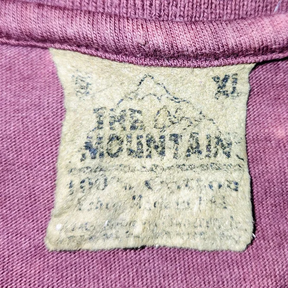 The Mountain Gecko Tie Dye Polo Adult XL Short Sleeve Graphic Mens Vintage - Picture 3 of 7